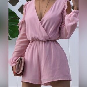 Elegant Pink Women's Jumpsuit
